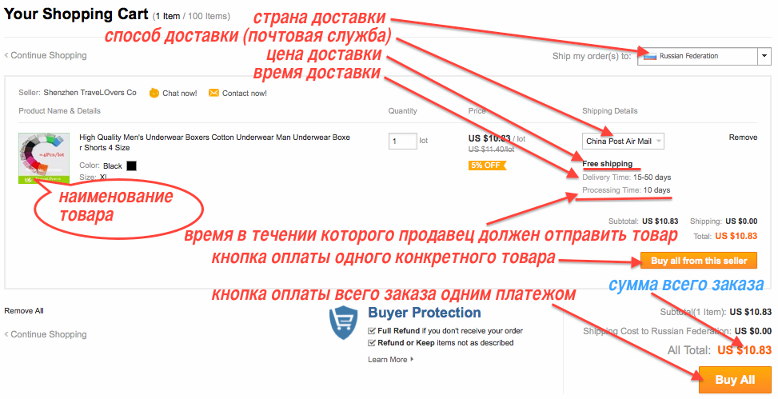 оплата на алиэкспресс